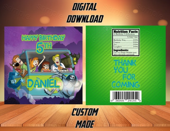 Scooby Doo Birthday Capri Sun Labels Scooby Doo Drink Pouch Etsy - scooby doo roblox shirt template