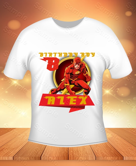 the flash birthday shirt