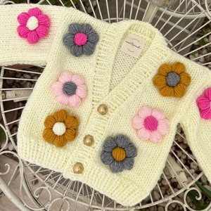 Flower Baby Cardigan