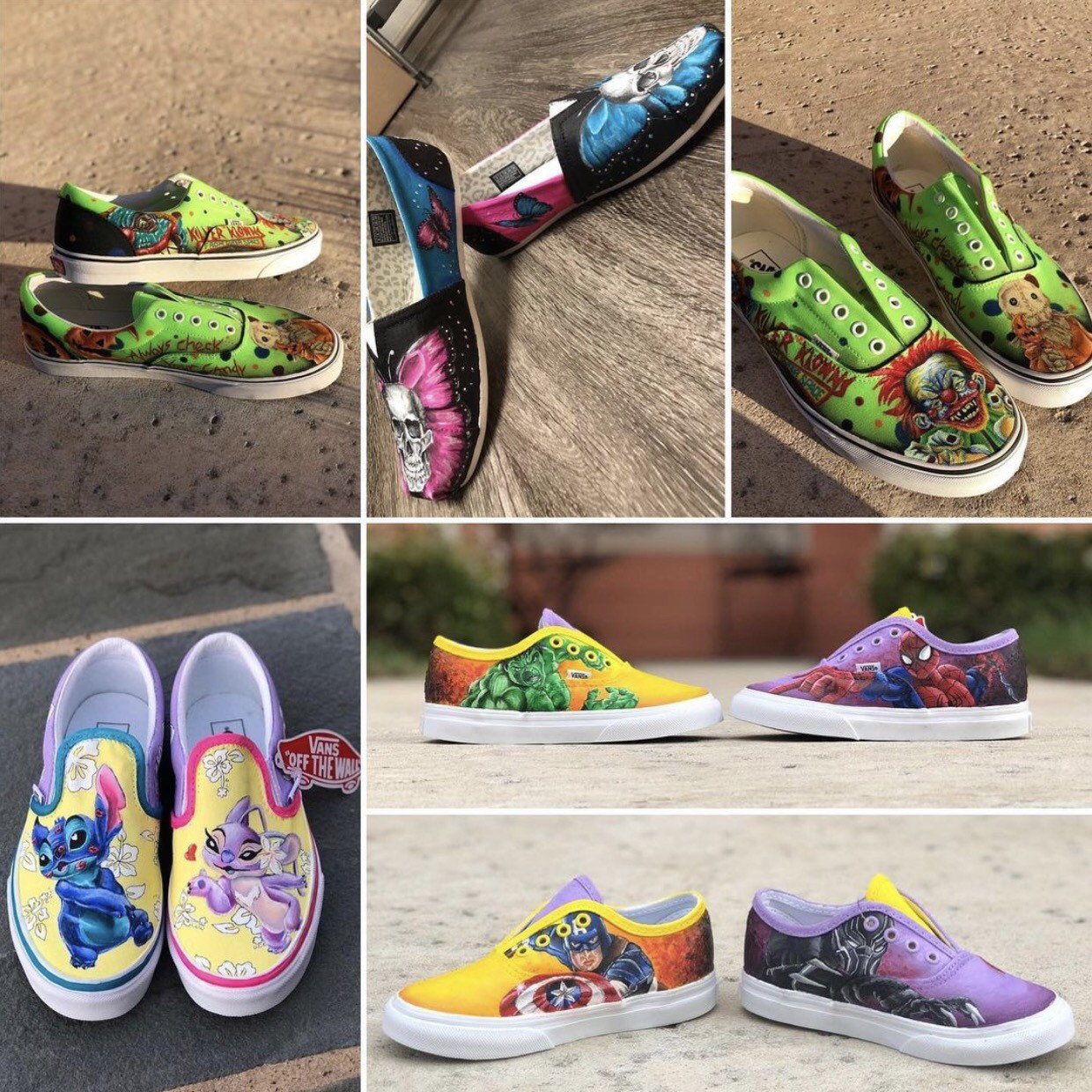 custom painted shoes for sale