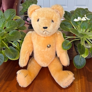 Vintage Grisly Spielwaren German Mohair Teddy Bear Collectable Jointed Growler Reproduction