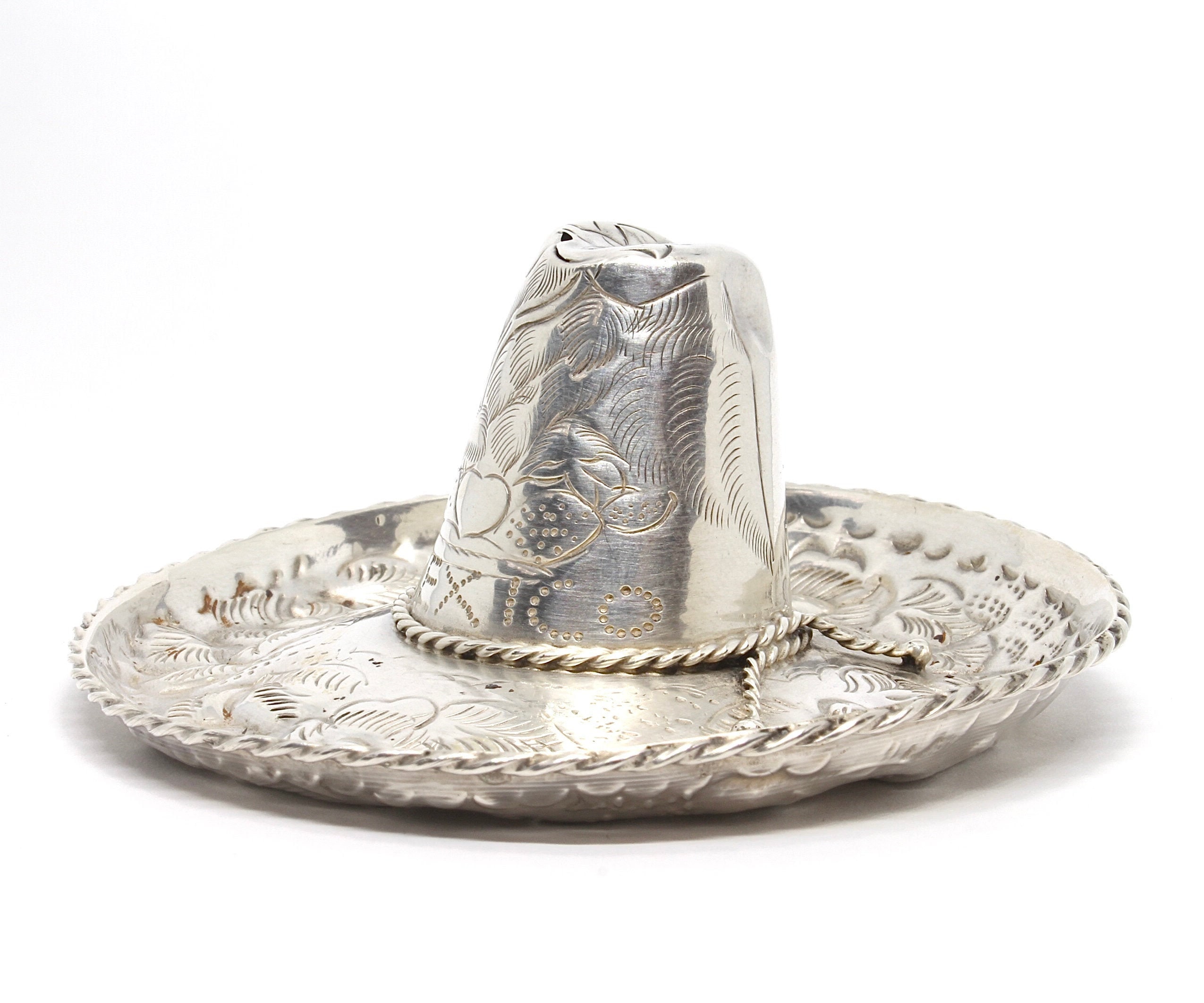 Vintage Mexican Sterling Silver Sombrero Souvenir Ring | Etsy UK
