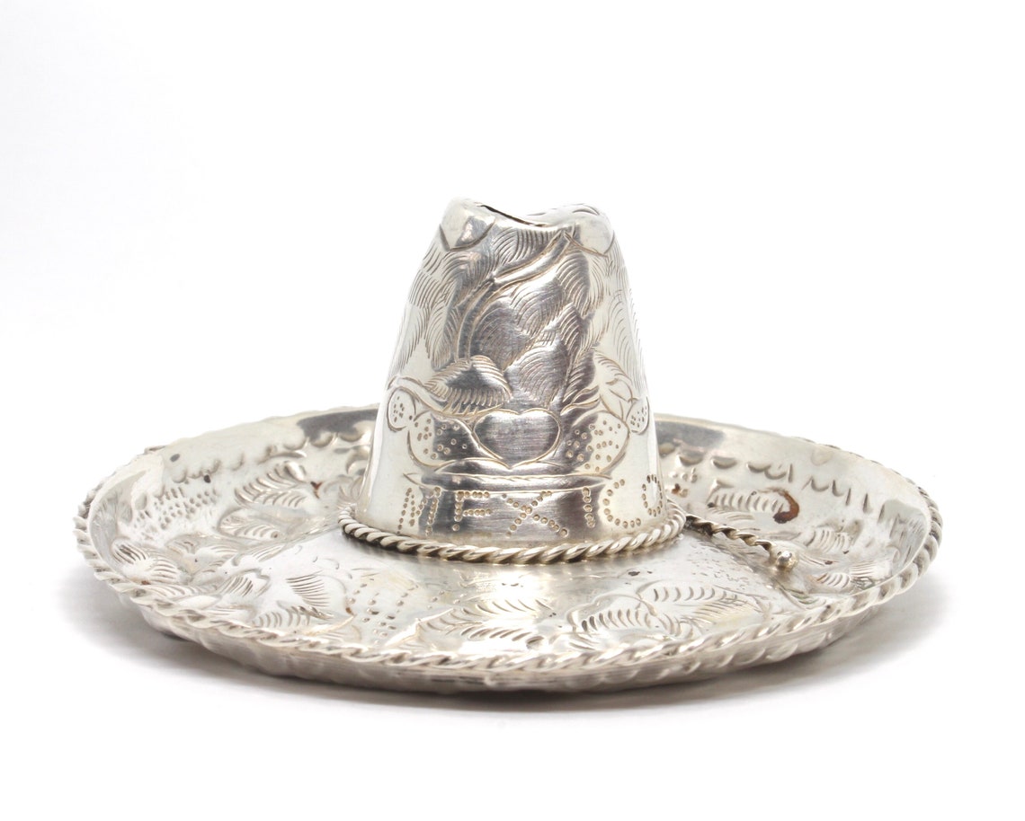 Vintage Mexican Sterling Silver Sombrero Souvenir Ring | Etsy