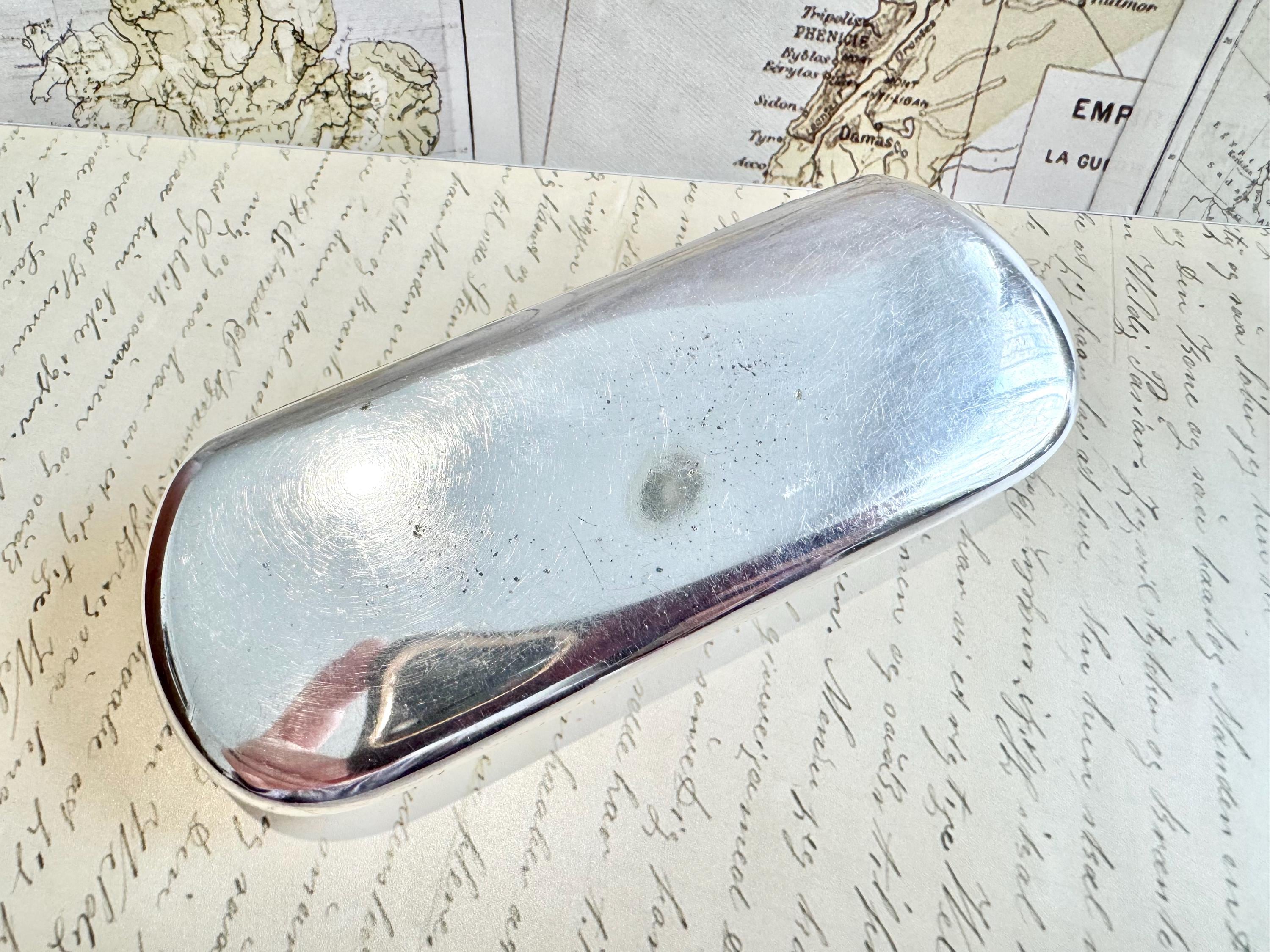 Antique German Silver Eyeglasses Spectacle Case Art Nouveau