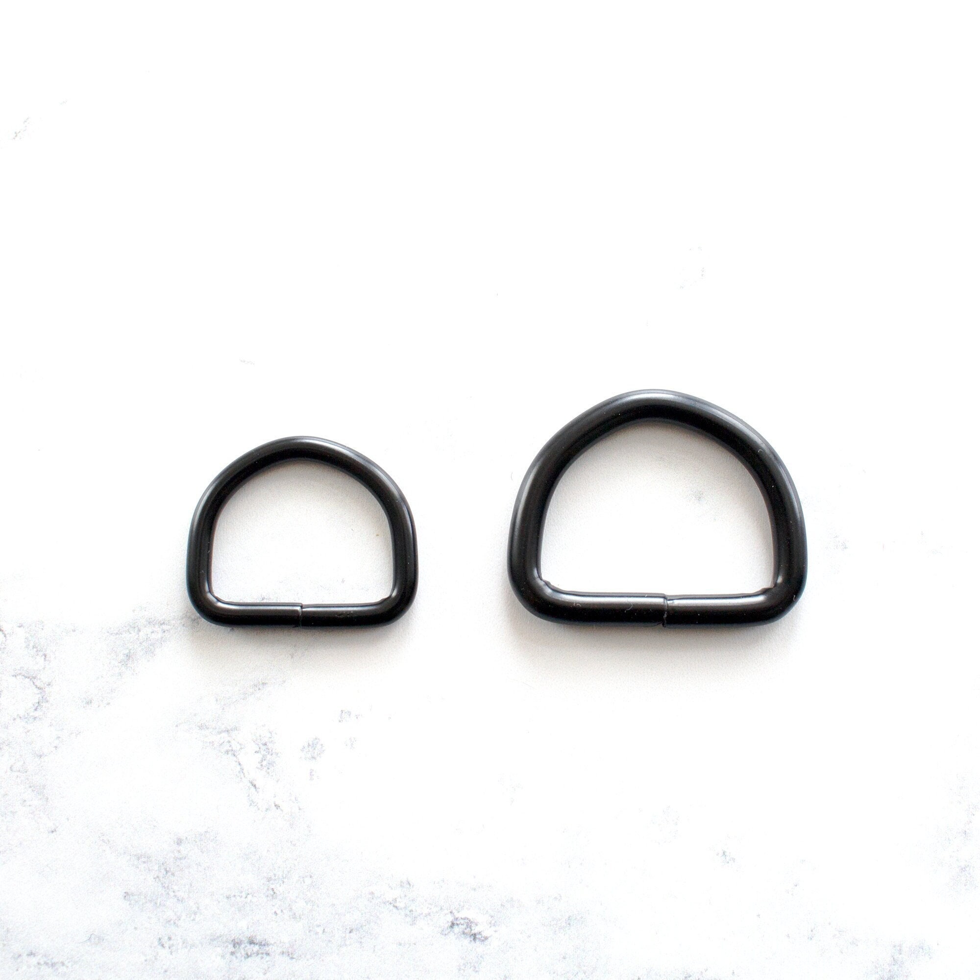 10 Black Dog Collar Hardware Kit 1 Inch Curved Buckle, Slide Adjuster and  D-ring SEE COUPON 