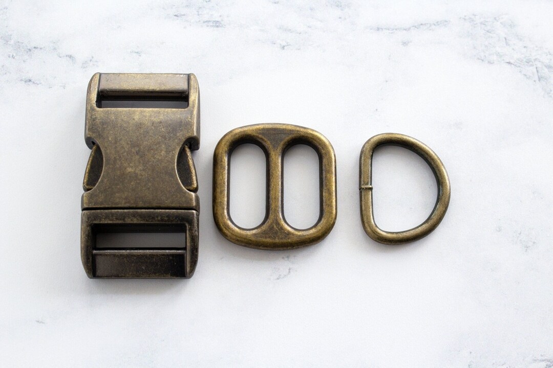Antique Brass Hardware, Antique Brass Dog Collar, Brass Hardware, DIY ...