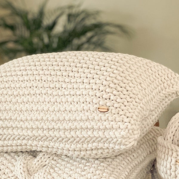 Cable Knit Pillow Etsy