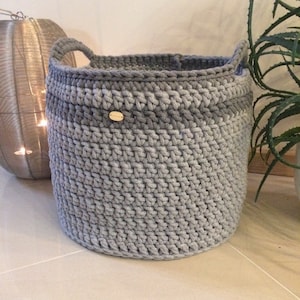 Storage cotton basket with handles - XL size - available in many colors
