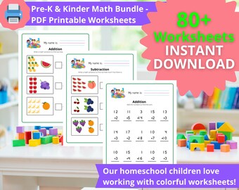 pre k worksheets etsy