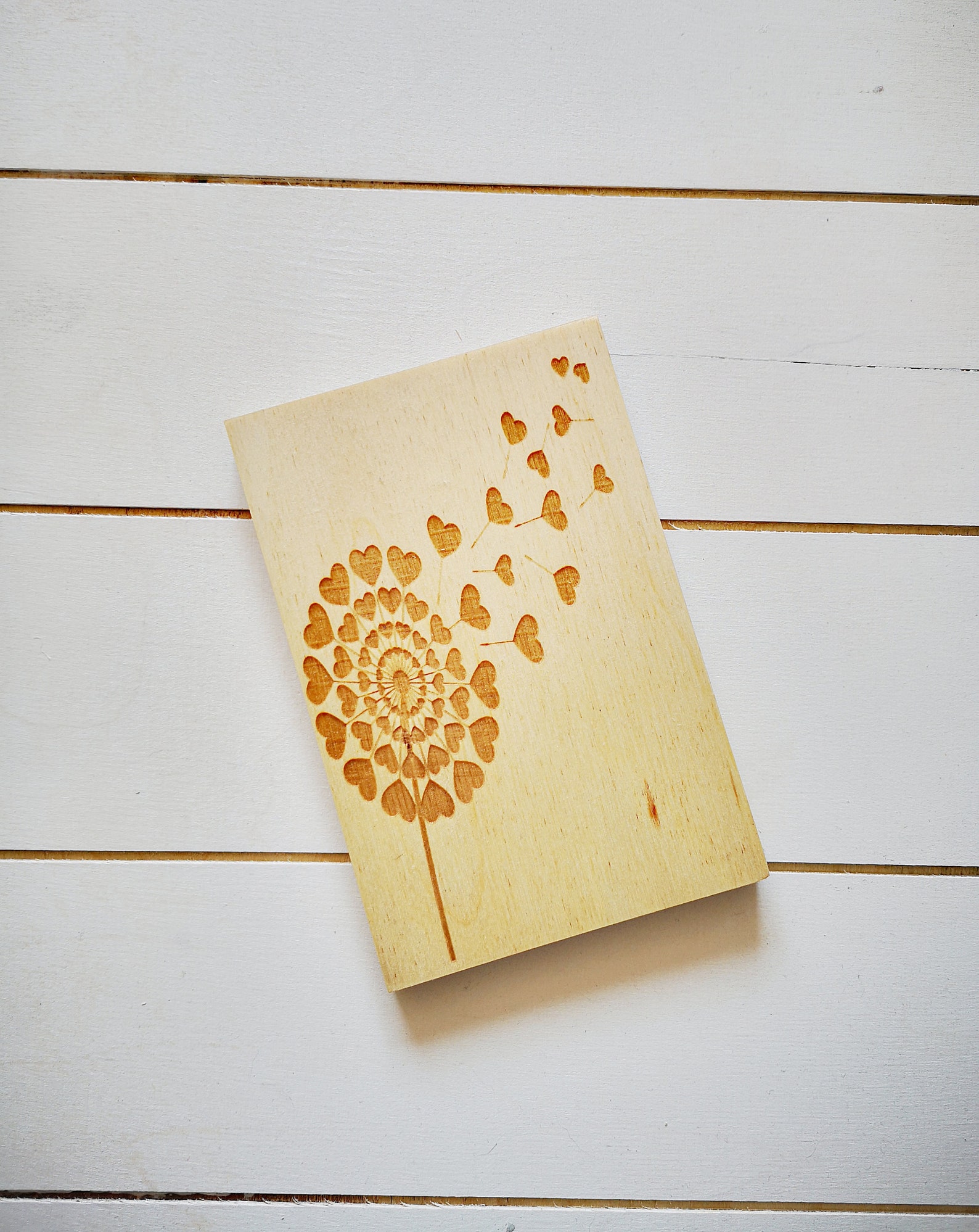 Wooden handmade gift card Custom gift card from wood Wooden Etsy