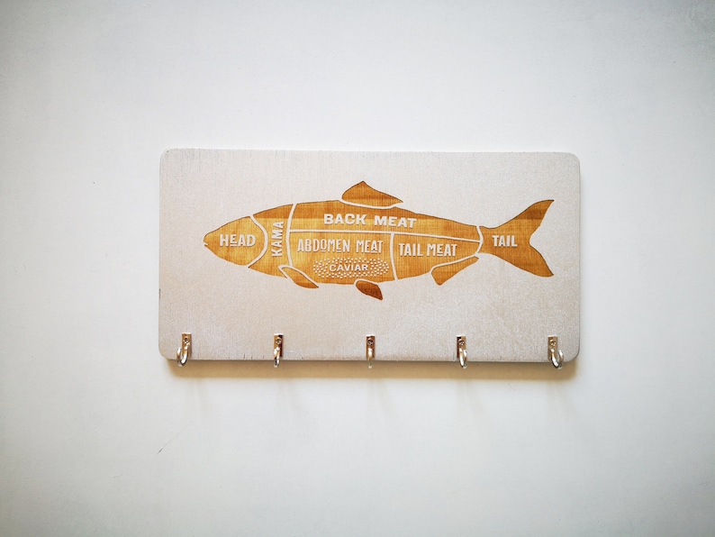 Love Grilling Fish BBQ Utensil Holder for Wall Grill Tool Etsy