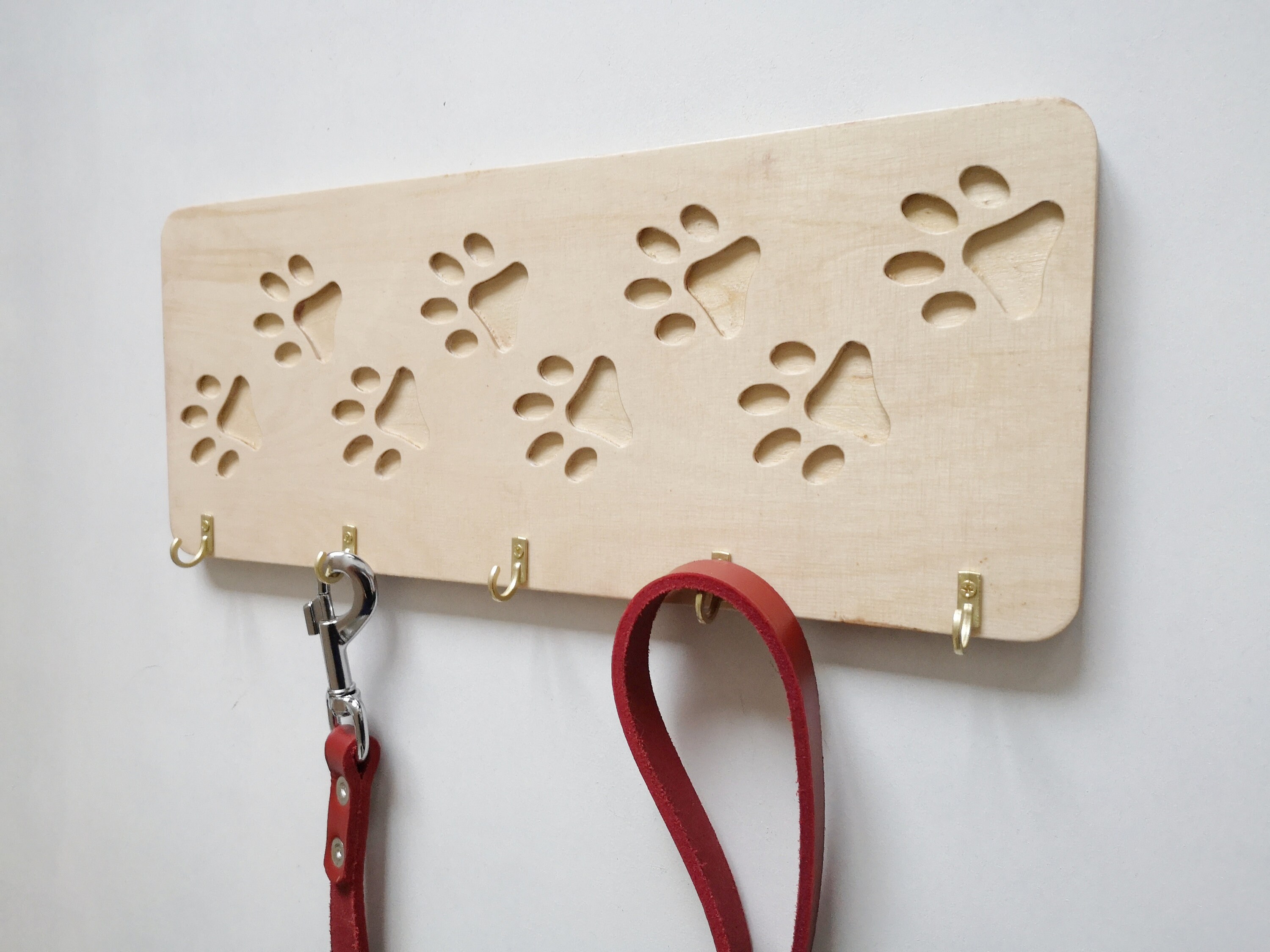 Dog leash holder Leash organizer Pet collar hanger Leash Etsy