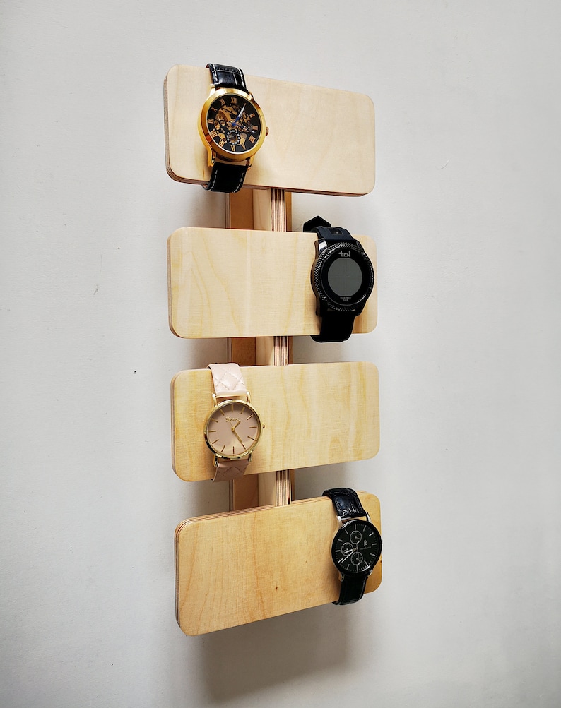 Watch organizer for home Favorite watch display for wall Etsy