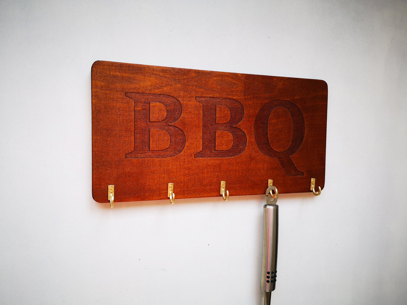 Backyard Sign BBQ Tool Hanger for Wall Grill and Chill Area Etsy