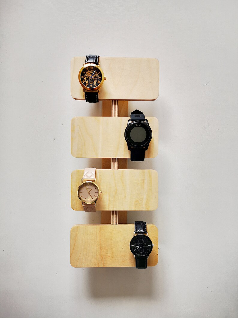 Watch organizer for home Favorite watch display for wall Etsy