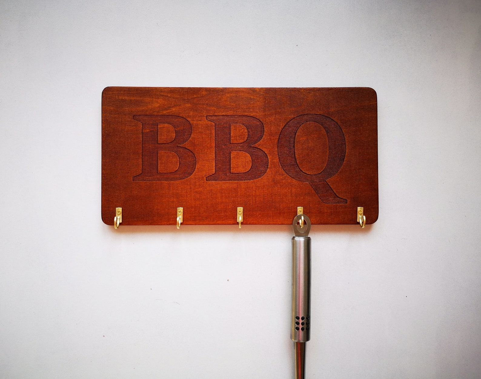 Backyard Sign BBQ Tool Hanger for Wall Grill and Chill Area Etsy