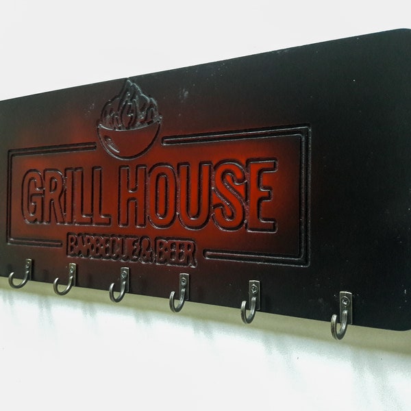 Bbq Utensil Holder Etsy