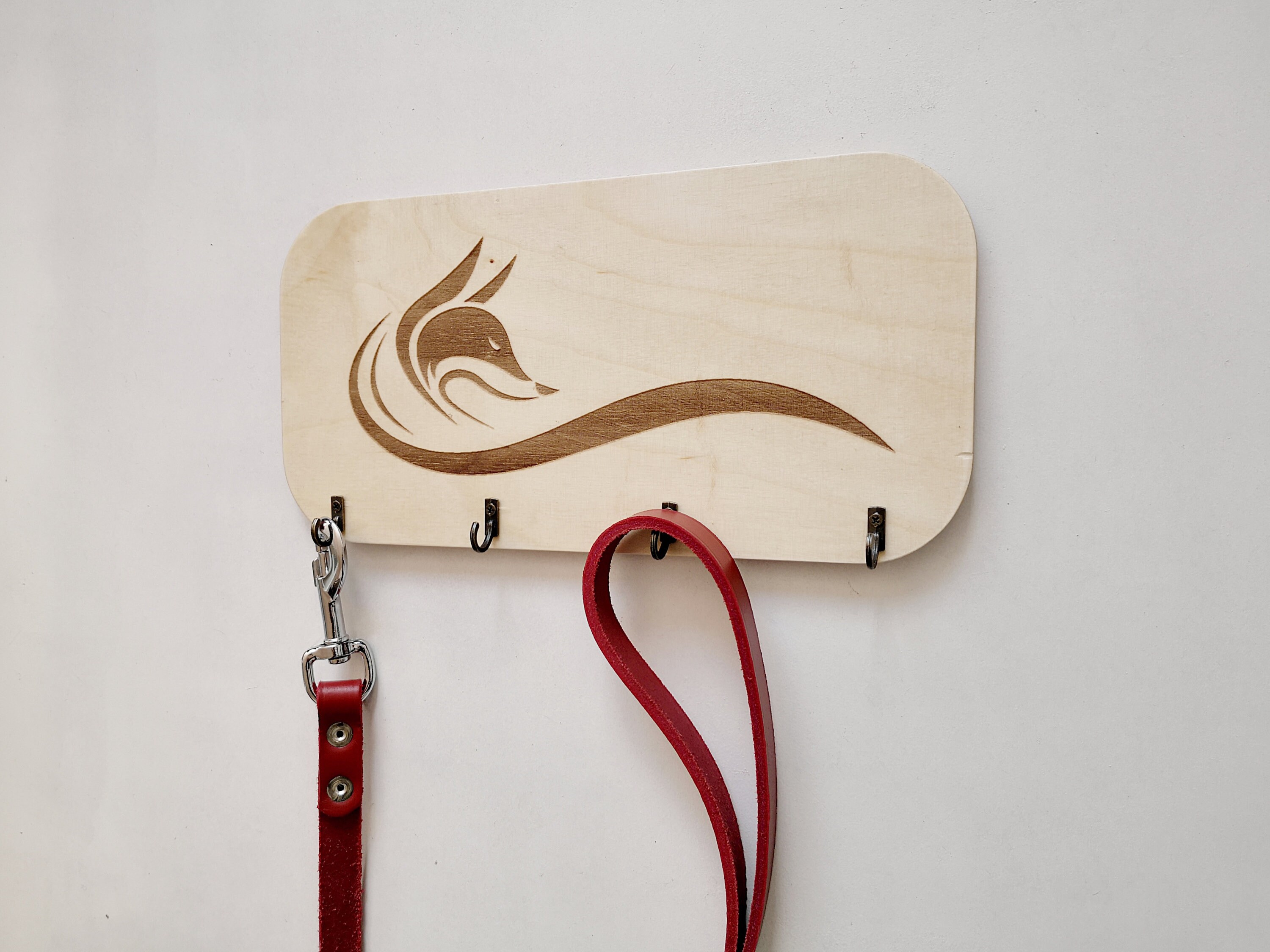 Pet collar holder Dog leash hanger Leash rack Hanger for Etsy