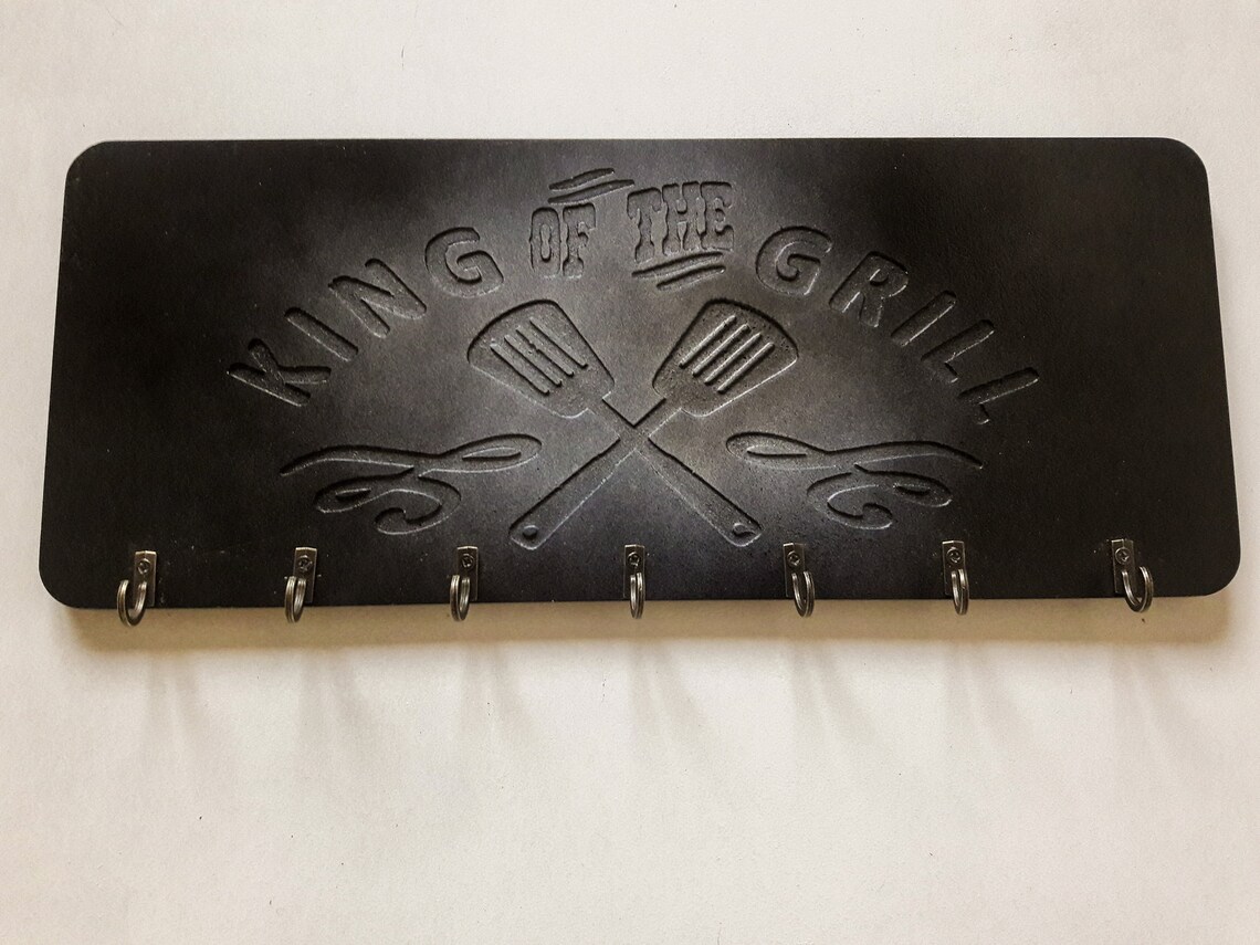 Grill Tool Holder Grill Organizer Made From Wood Wooden Etsy