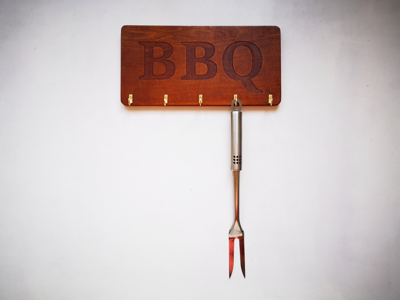 Backyard Sign BBQ Tool Hanger for Wall Grill and Chill Area Etsy
