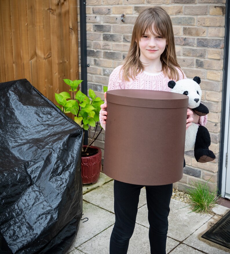 Xlarge Round Storage Box Handmade Quality Cardboard With Etsy UK