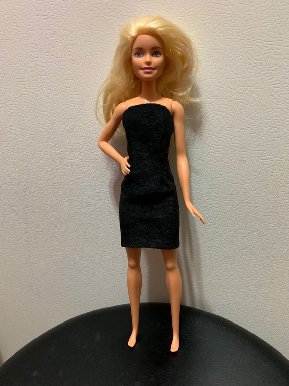 black dress barbie doll
