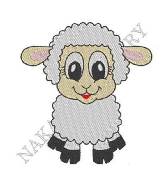 LAMB Machine EMBROIDERY Design Etsy