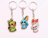 Puppet Ghost Gen 8 - Wooden Charm Keychain- 1.50 quot tall