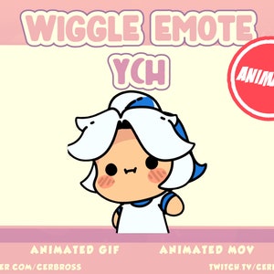 Animated Custom Wiggle Emote | Twitch | Discord | Youtube