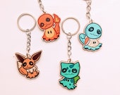 Puppet Ghost Gen 1 - Wooden Charm Keychain- 1.50 quot tall