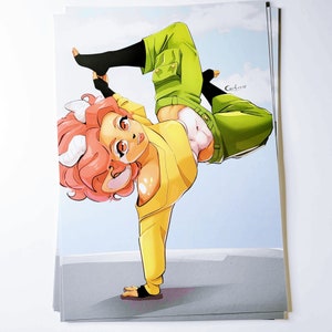 Coming on top - A4, A5 Furry Art Print