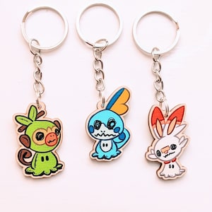 Puppet Ghost Gen 8 - Wooden Charm Keychain- 1.50&quot; tall
