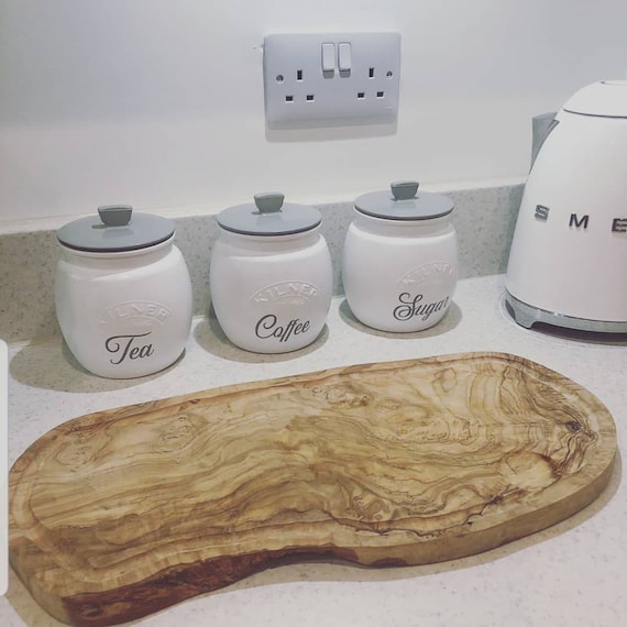 smeg tea coffee sugar canisters white