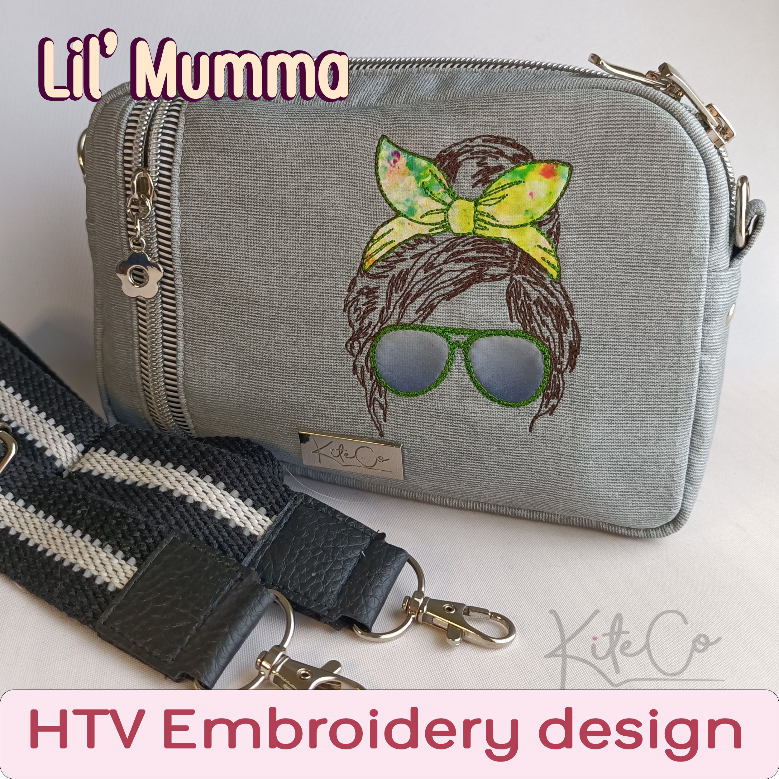 Messy Bun, HTV Applique, Machine Embroidery, Fabric Applique #momslife ...