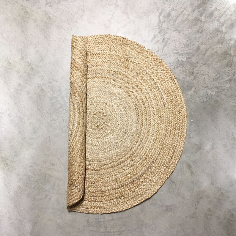 Extra Large Round Natural Jute Rug. Ecologic Jute Rug. Round Etsy