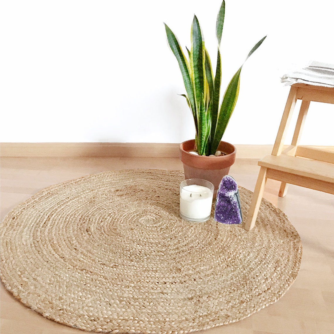 Large Juste Rug Extra Large Round Natural Jute Rug. Ecologic Jute Rug. Round Fiber Rug ...