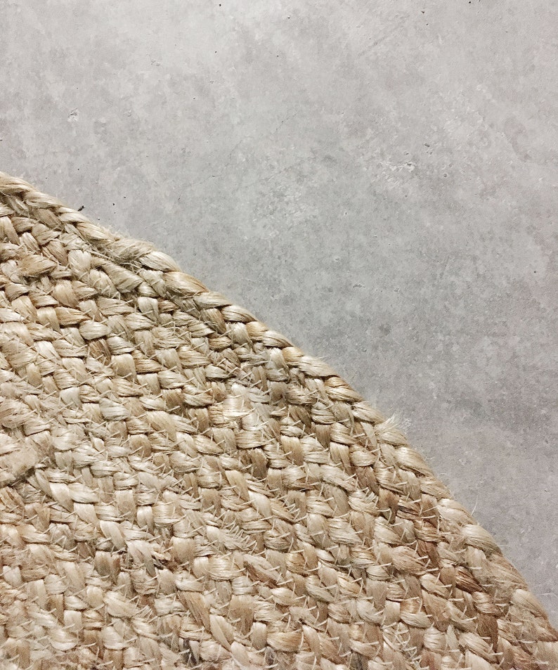 Extra Large Round Natural Jute Rug. Ecologic Jute Rug. Round Etsy