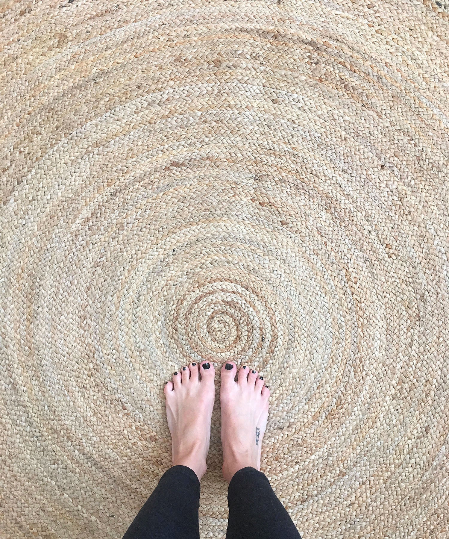 Large Juste Rug Extra Large Round Natural Jute Rug. Ecologic Jute Rug. Round Fiber Rug ...