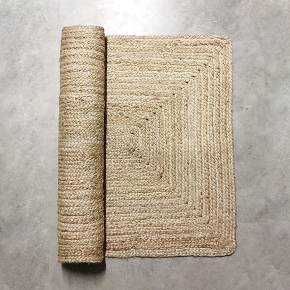 Runner Jute Rug, size to choose. Ecologic Jute Rug. Natural Fiber Rug. Original Jute Rugs. Vegan and Organic Rugs. Feng Shui Home