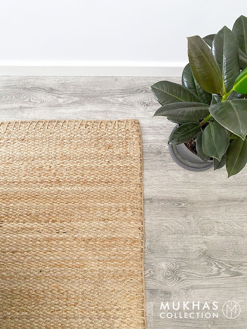 Jute Knot Artisan Rug. Natural Jute and Herb Dye Rug. Etsy