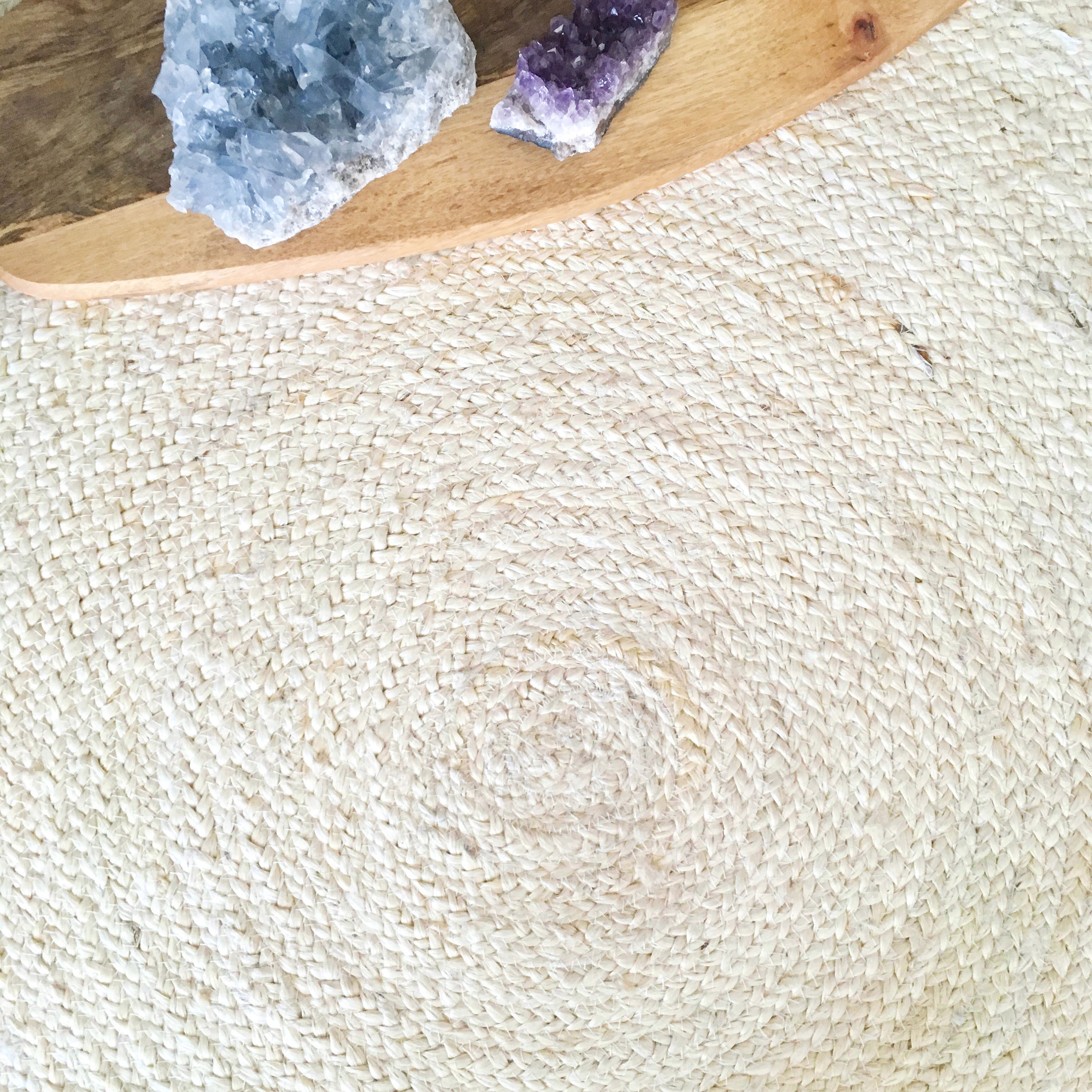 Extra Large Round Jute Rug in Warm White. Ecologic Jute and Etsy