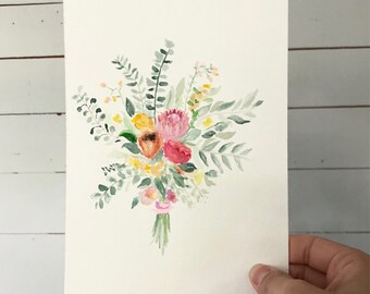 Floral Watercolor Painting