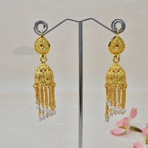 Jhumki Earrings | Gold Plated Jhumka |  Indian Earrings