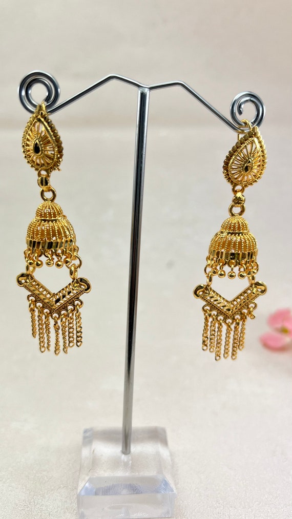 Gold Plated Earrings – Karizma Jewels