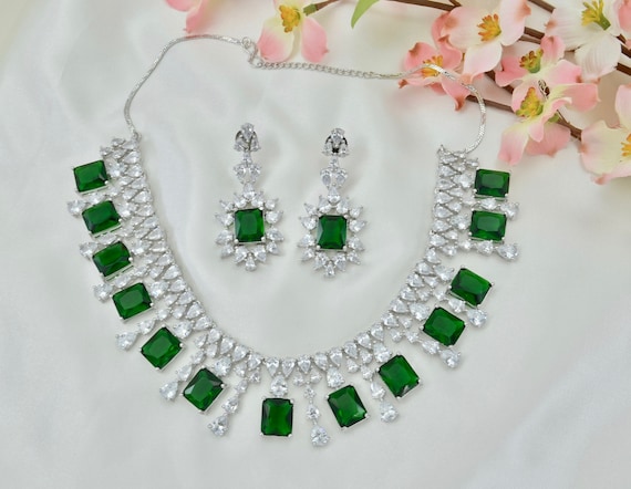 American diamond jewellery sets online