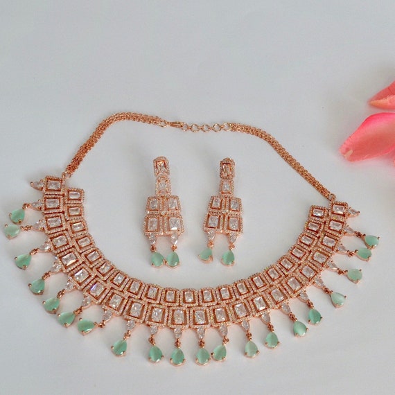 Jewellery set rose gold sale