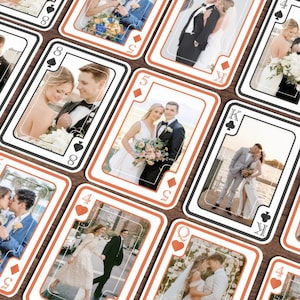 Personalized Playing Cards, Custom 54 Photos Deck of Cards, Custom Wedding Playing Cards, Gift for Couple, Family, Friends, and more