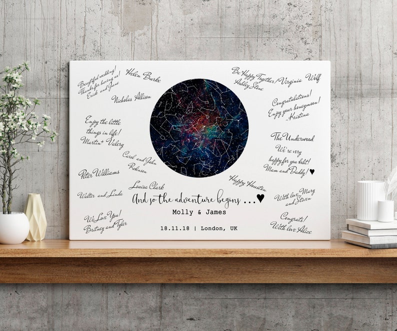 large size Wedding Guest Book Alternative Small Size Guest Book Sign Wedding Guest Book Alternative stars 102 Wedding Guest Book