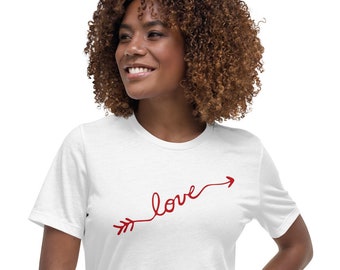Love (Arrow) • Women's Relaxed T-Shirt