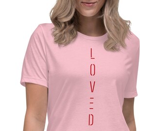 LOVED (Minimalist) • Women's Relaxed T-Shirt